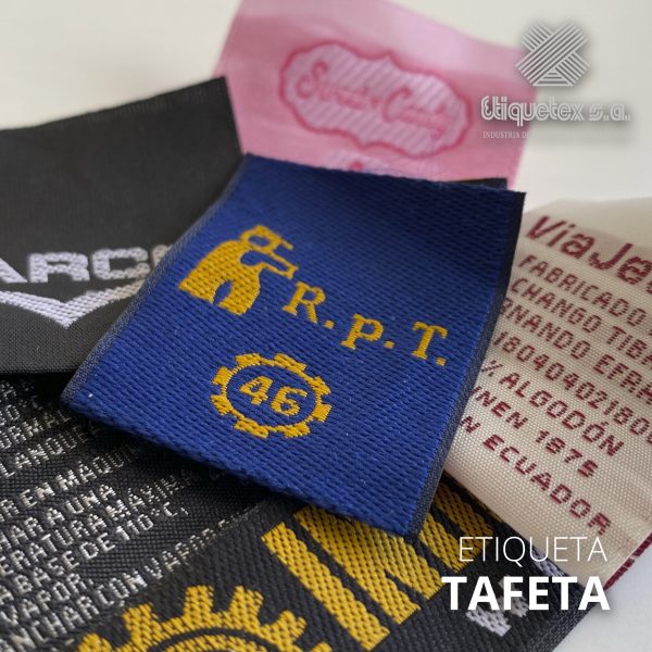 ETIQUETA TAFETA